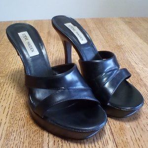 Steve Madden Leather platform stiletto sz 8